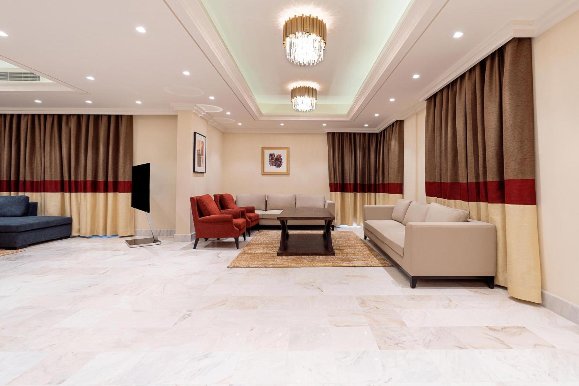 Sheraton Jeddah Hotel - Saudi Brothers Commercial Company Branch מראה חיצוני תמונה A 3D rendering of a living room